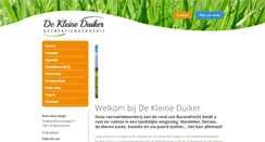 Desktop Screenshot of dekleineduiker.nl